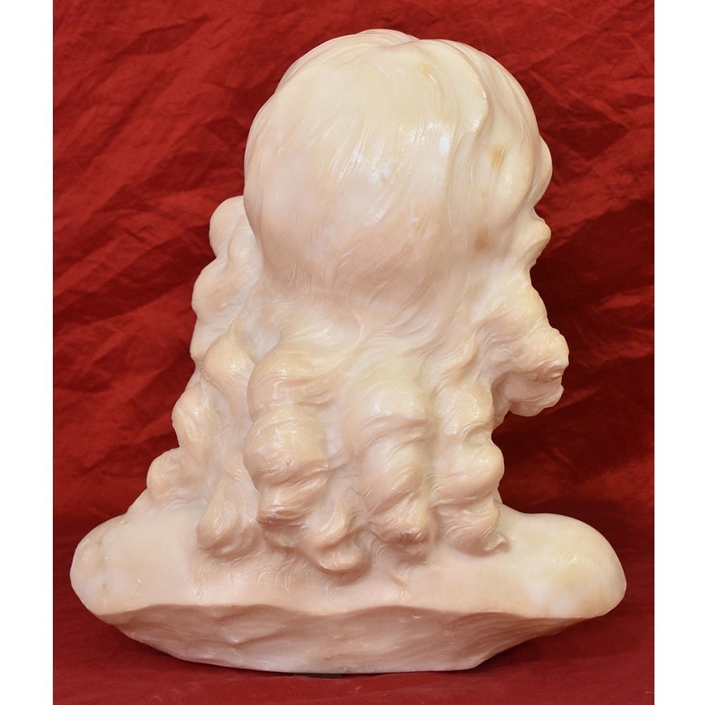 STMA88 1 antique sculpture marble statues bust woman figurines19th.jpg